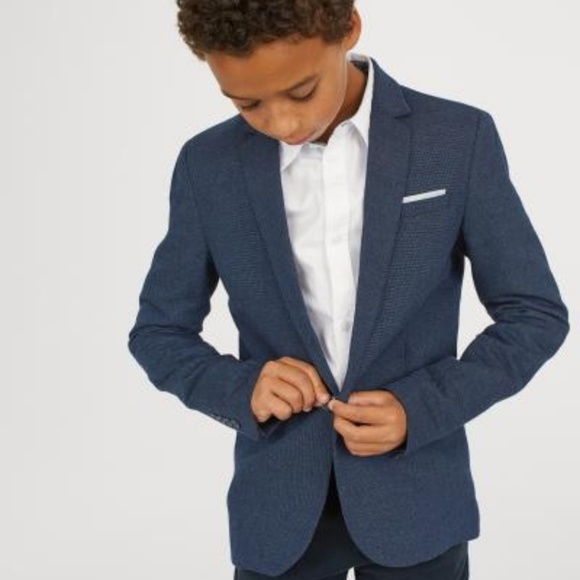 h&m textured weave jacket